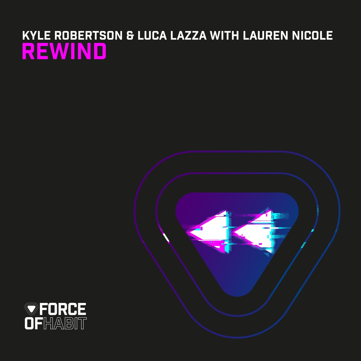 Rewind - Single by Kyle Robertson, Luca Lazza & Lauren Nicole album cover