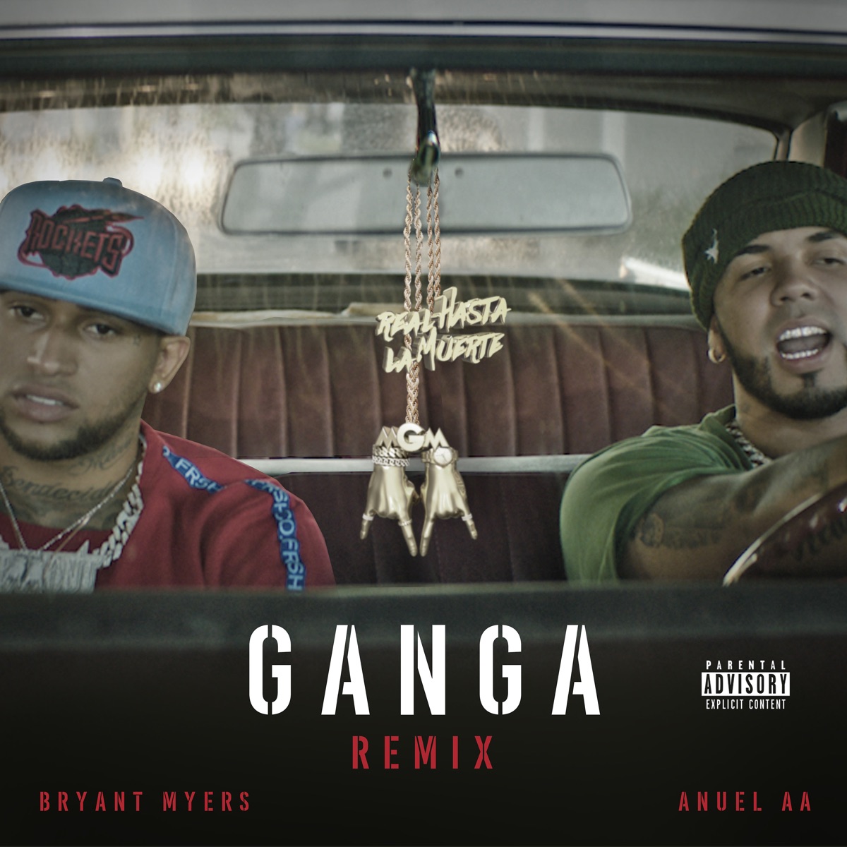 Gan-Ga (Remix) - Single by Bryant Myers & Anuel AA album cover