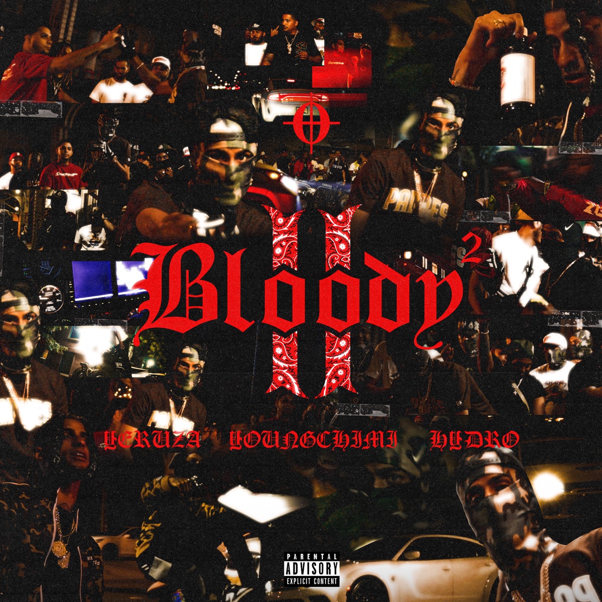Bloody II - Single by Yeruza, YOVNGCHIMI & Hydro album cover