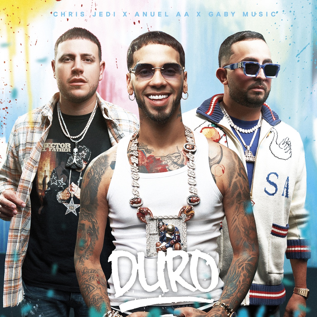 DURO (feat. Jenny La Sexy Voz) - Single by Chris Jedi, Anuel AA & Gaby Music album cover