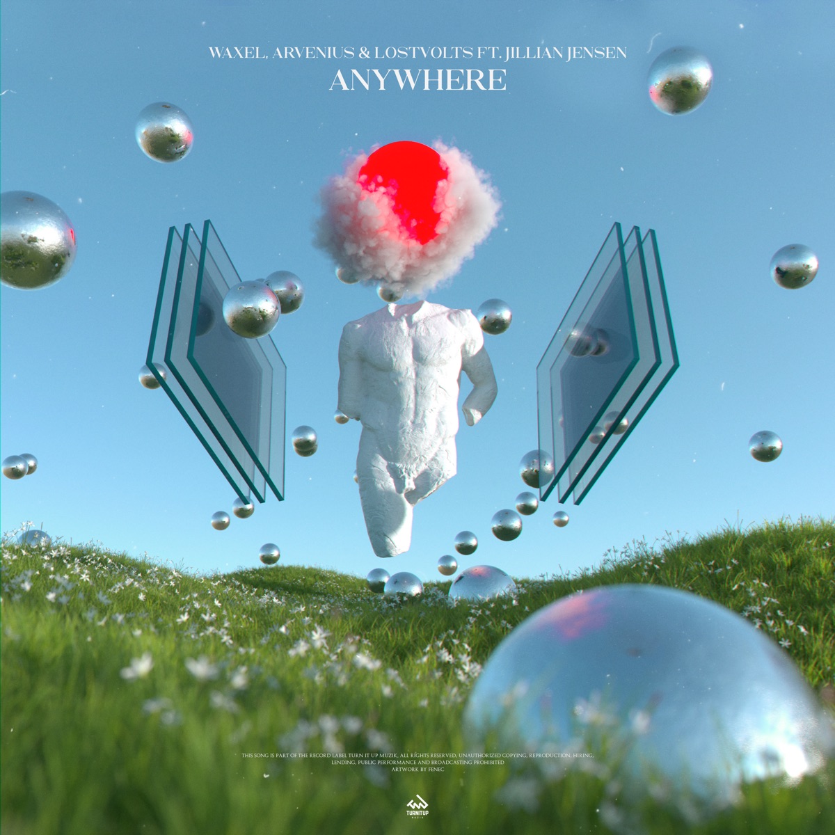 Anywhere (feat. Jillian Jensen) - Single by Waxel, Arvenius & LostVolts album cover