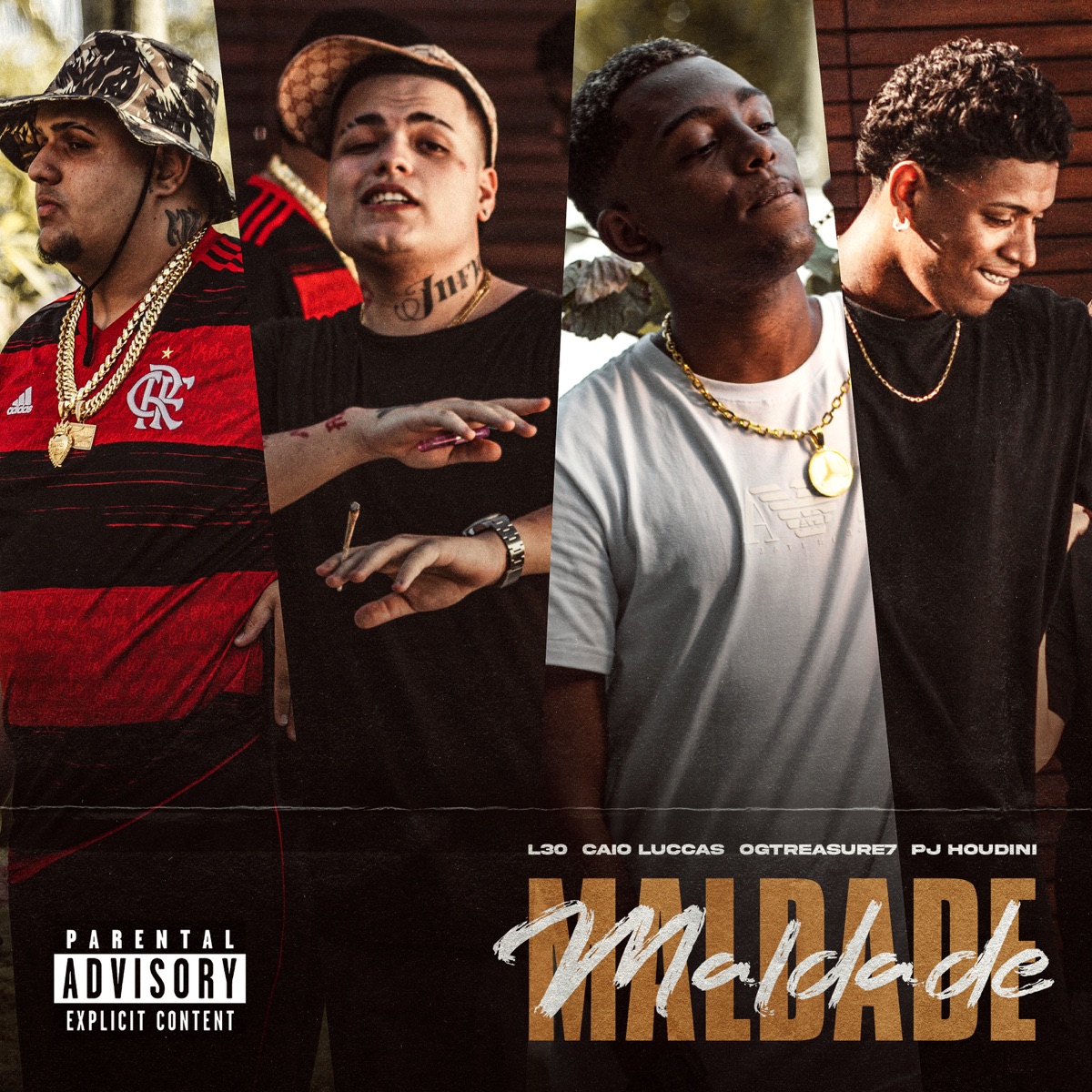 Maldade (feat. ogtreasure) - Single by L30, Caio Luccas & PJ Houdini album cover