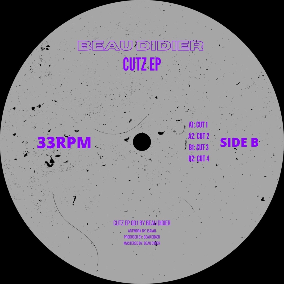 Cutz EP [BEAU001] by Beau Didier album cover