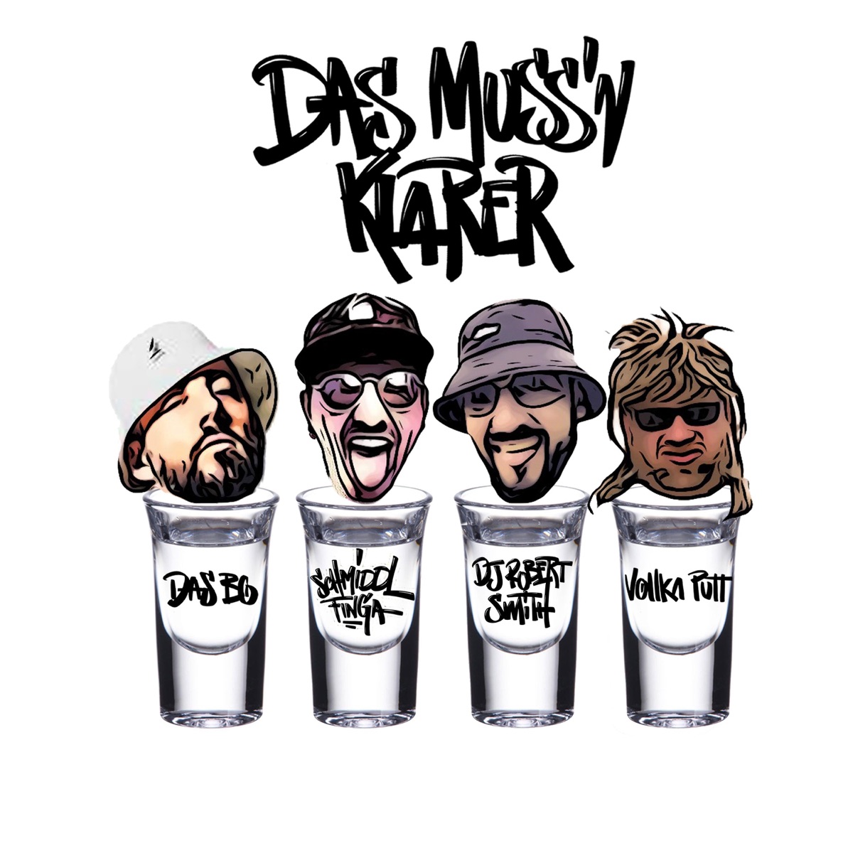 Das Muss'n Klarer - Single by Schmiddlfinga, Das Bo, Vollka Putt & DJ Robert Smith album cover