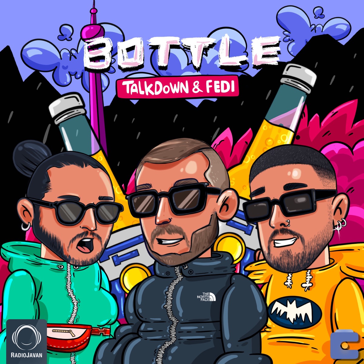 Bottle - Single by Talk Down & Fedi album cover