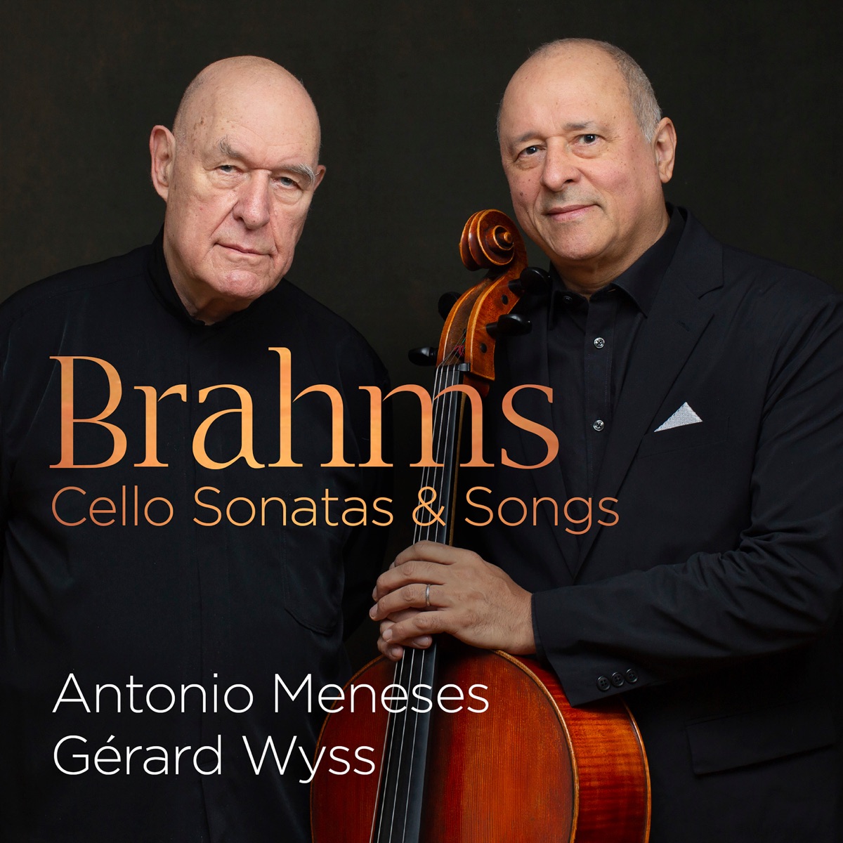 Brahms: Cello Sonatas & Songs by Antonio Meneses & Gérard Wyss album cover