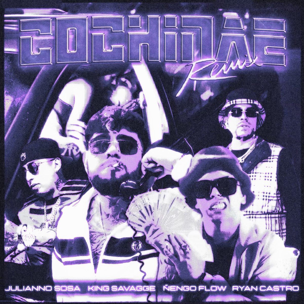 Cochinae (Remix) [feat. King Savagge] - Single by Julianno Sosa, Ñengo Flow & Ryan Castro album cover