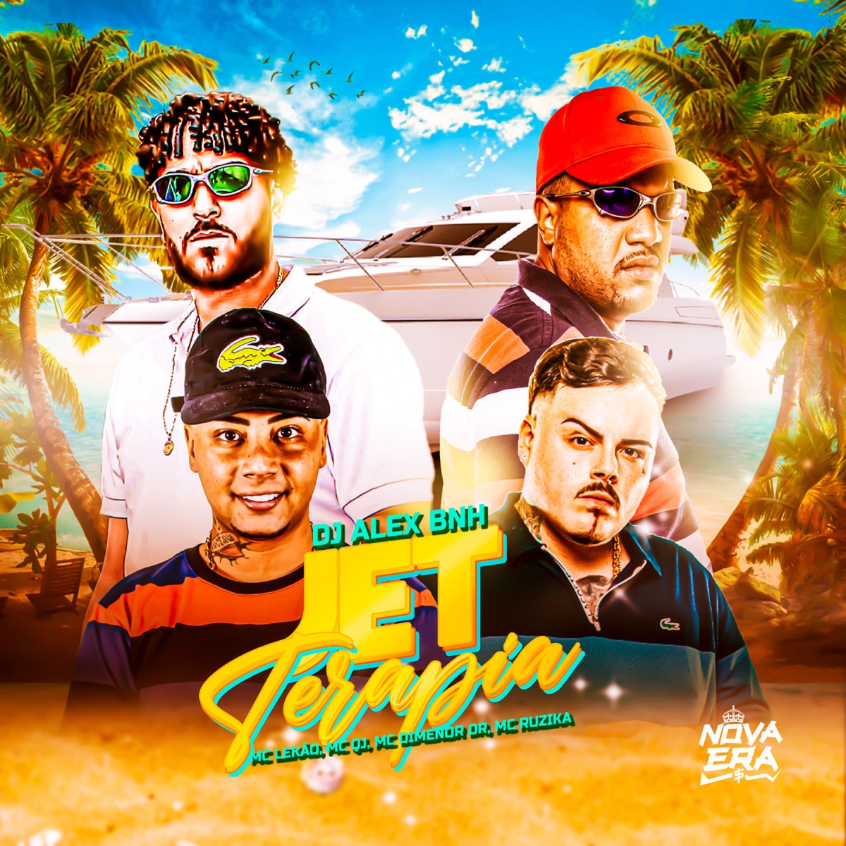 Jet Terapia (feat. Mc Lekão & DJ Alex BNH) - Single by Mc Ruzika, Mc Dimenor Dr & MC QJ album cover