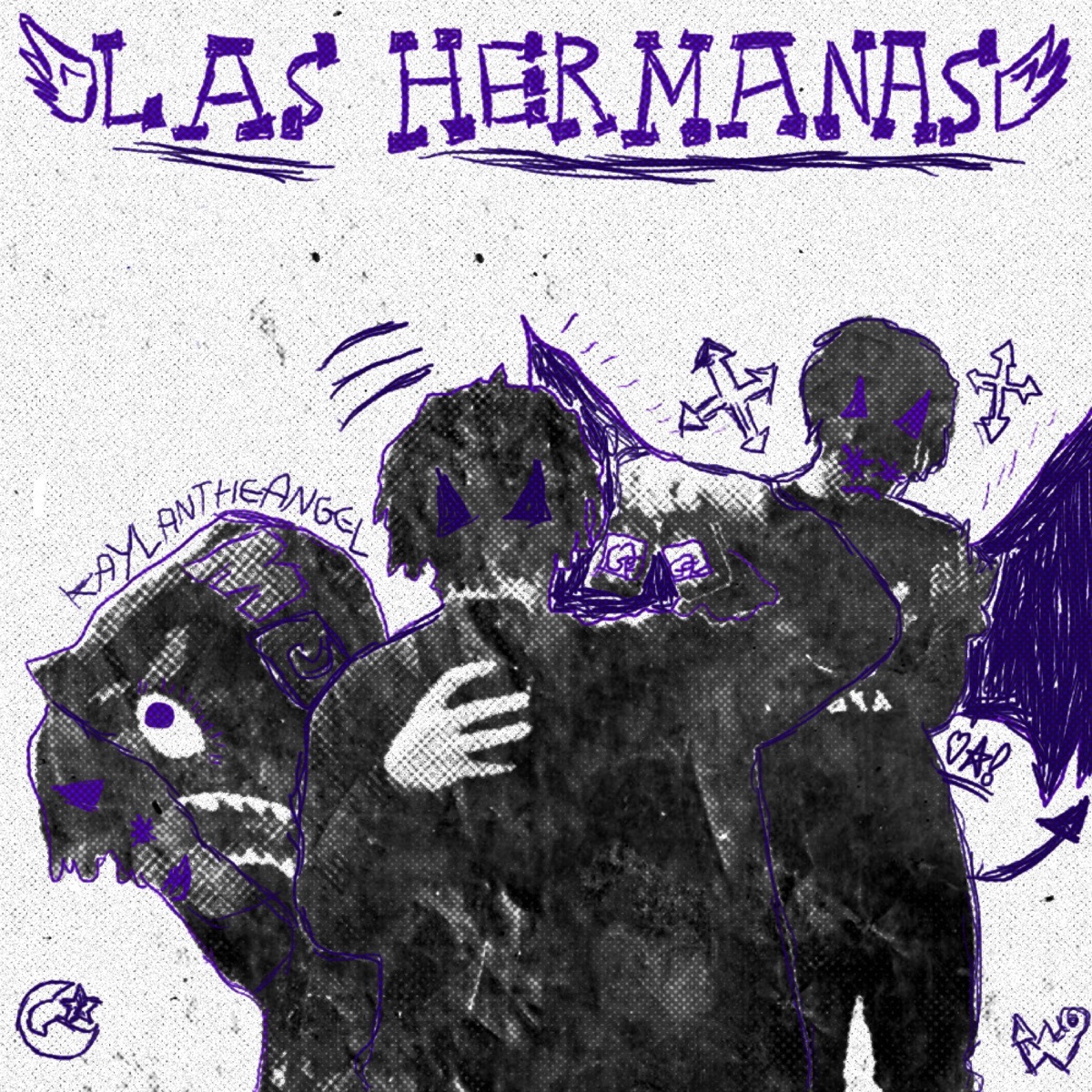 Las hermanas (feat. Labuni) - Single by KAYLANTHEANGEL album cover