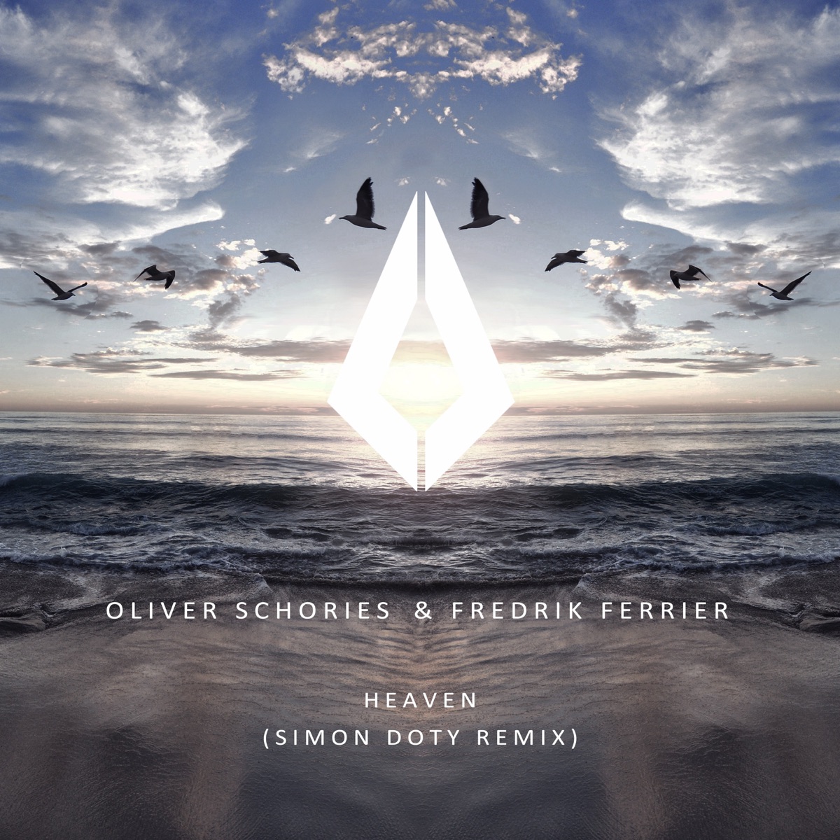 Heaven (Simon Doty Remix) - Single by Oliver Schories & Fredrik Ferrier album cover