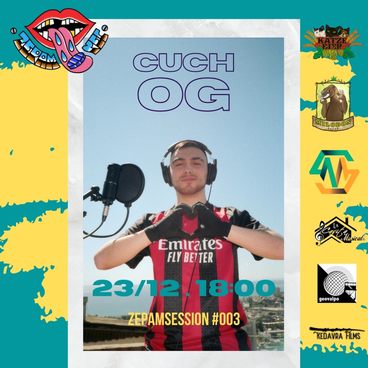 CUCH OG, ZEPAMSESSION #003 (feat. Cuch OG) [En Vivo] - Single by Zepam RCRDS album cover