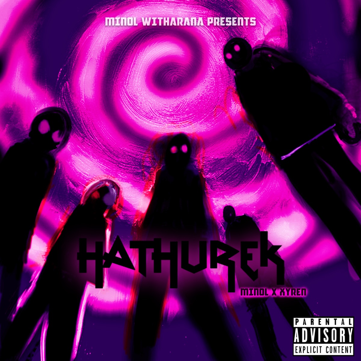 Hathurek (feat. Bee & Freaky Mobbig) - Single by Minol Witharana & Xyren album cover
