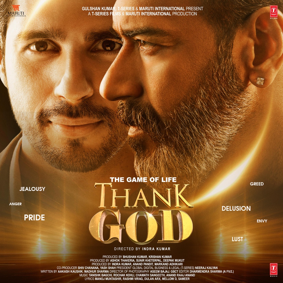 Thank God (Original Motion Picture Soundtrack) by Tanishk Bagchi, Chamath Sangeeth, Rochak Kohli & Anand Raaj Anand album cover