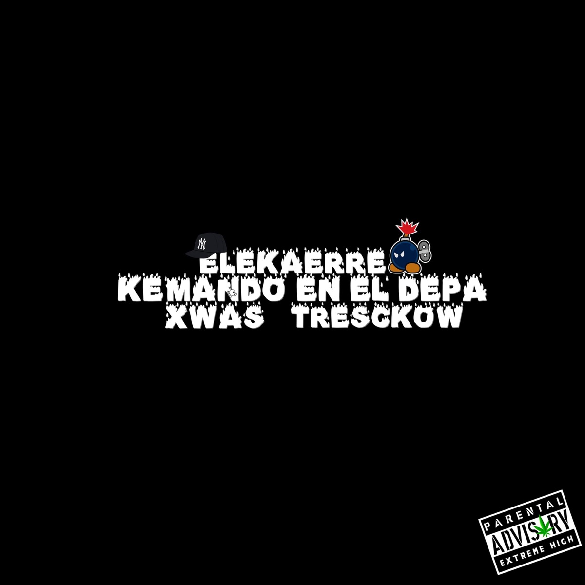 KEMANDO EN EL DEPA - Single by Elekaerre album cover