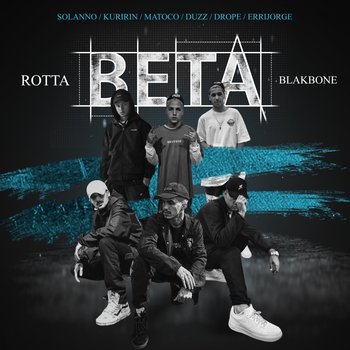 Beta (feat. Solanno, Kuririn, Matoco, Duzz, Drope & Errijorge) - Single by Rotta album cover