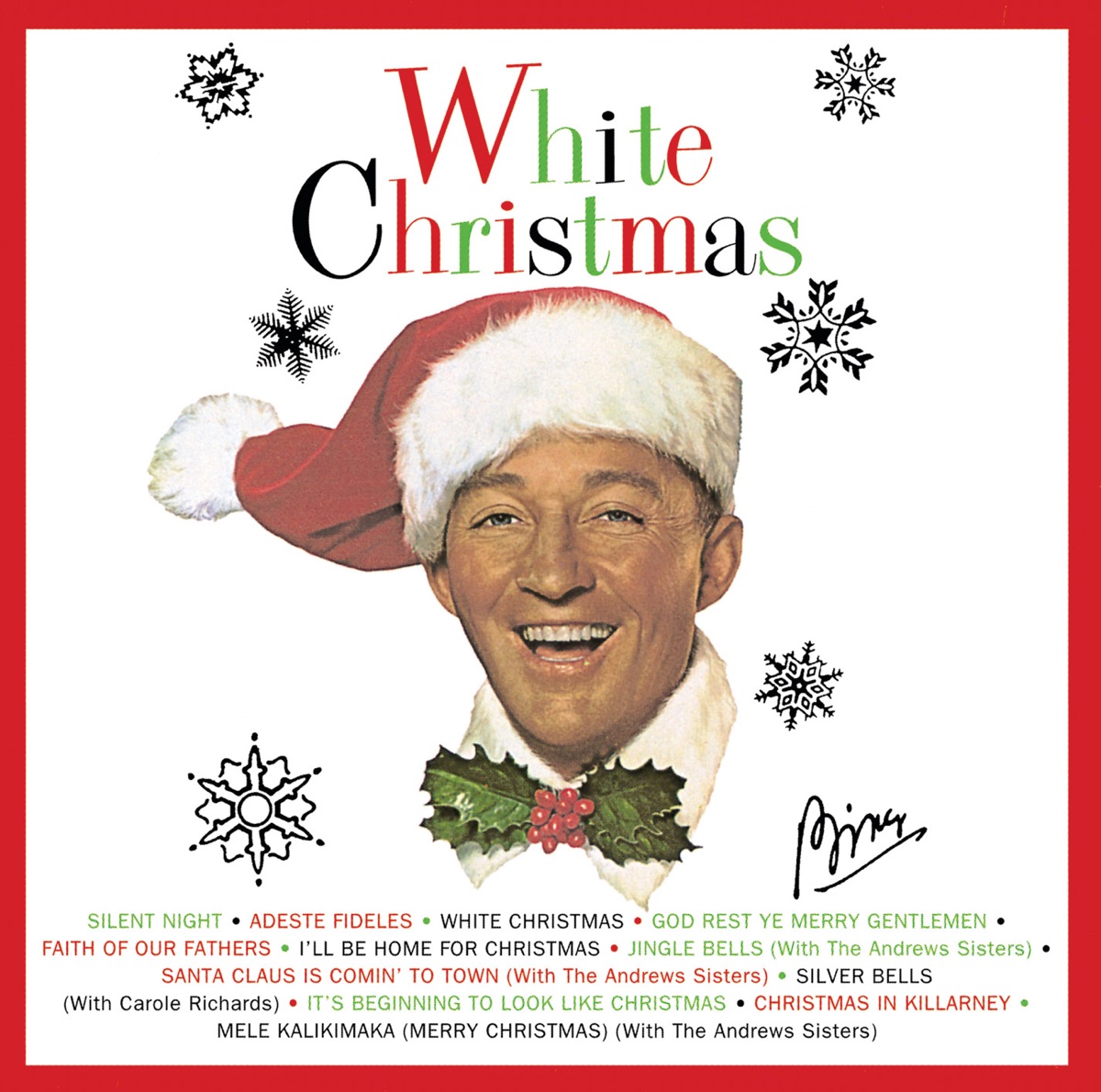 White Christmas by Bing Crosby album cover