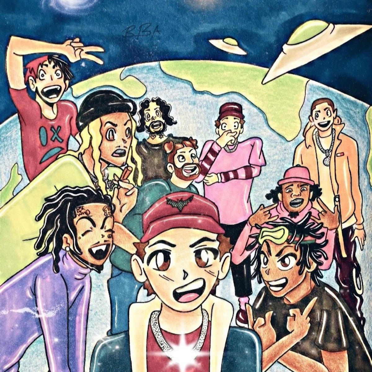 Trapping in Space by $ecrecy album cover