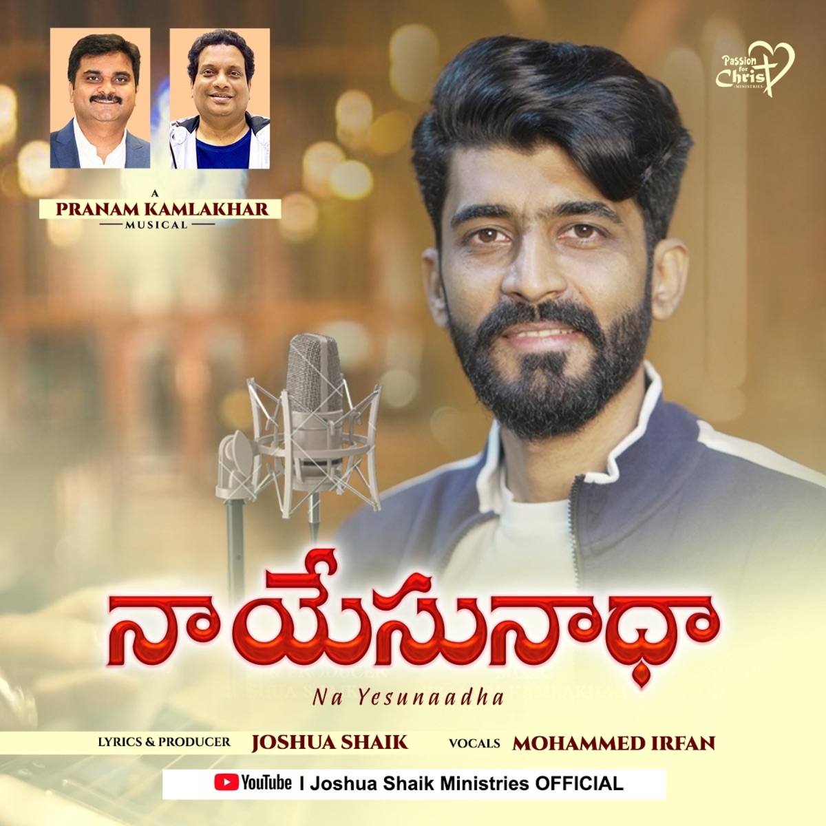 NAA YESU NAADHA (feat. Mohammed Irfan & Pranam Kamlakhar) - Single by Joshua Shaik album cover