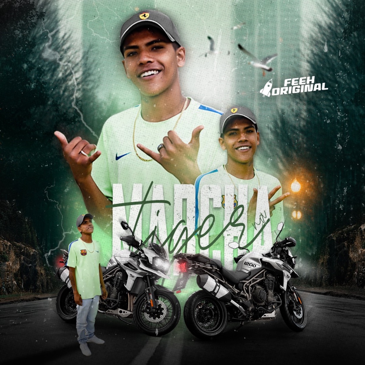 Marcha na Tiger - Single by Mc Menor CG & DJ David LP album cover