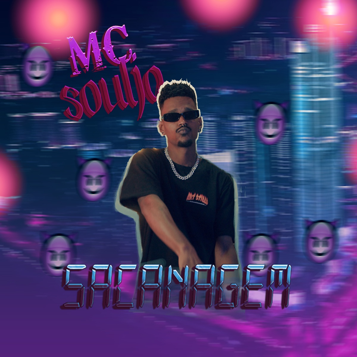 SACANAGEM - Single by Veiga no beat & MC Soulja album cover