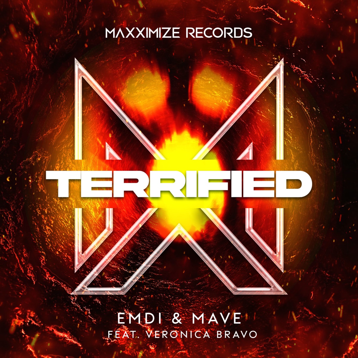 Terrified (feat. Veronica Bravo) - Single by EMDI & MAVE album cover