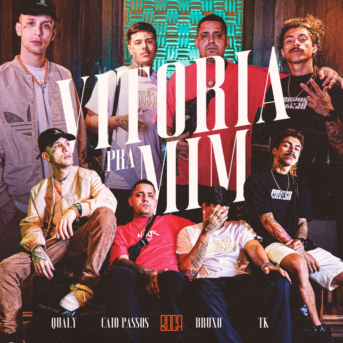 Vitória pra mim (feat. Pedro Qualy & TK) - Single by Boca, Caio Passos & Bruxo 021 album cover