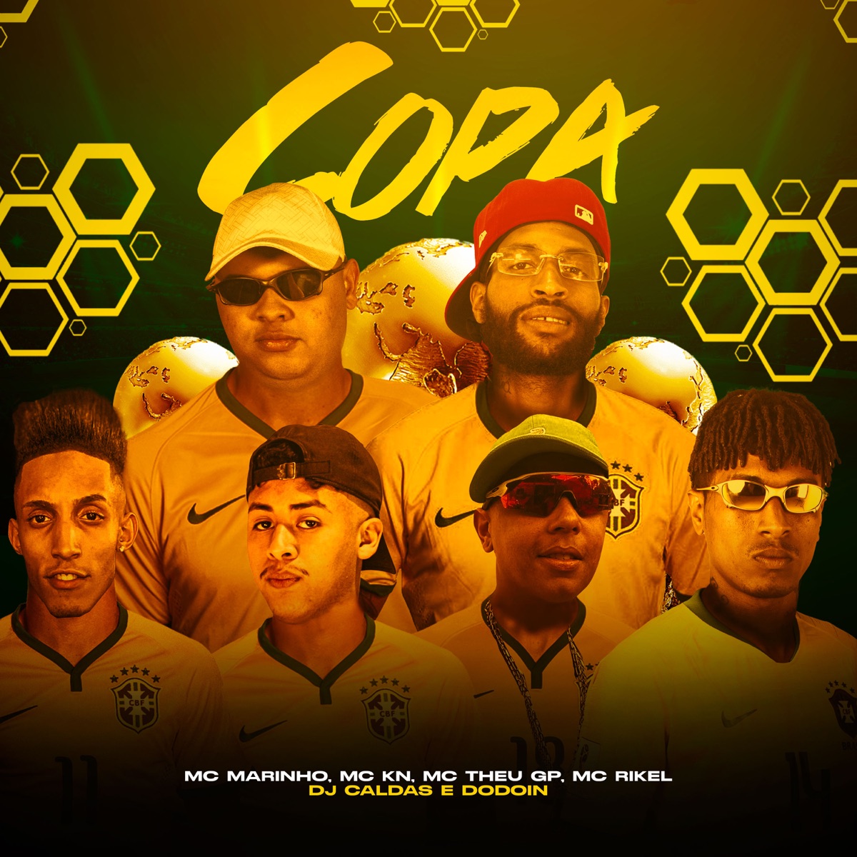 Copa (feat. MC Márinho, MC KN, MC Rikel & MC Theu GP) - Single by DJ Caldas & Dodoin album cover