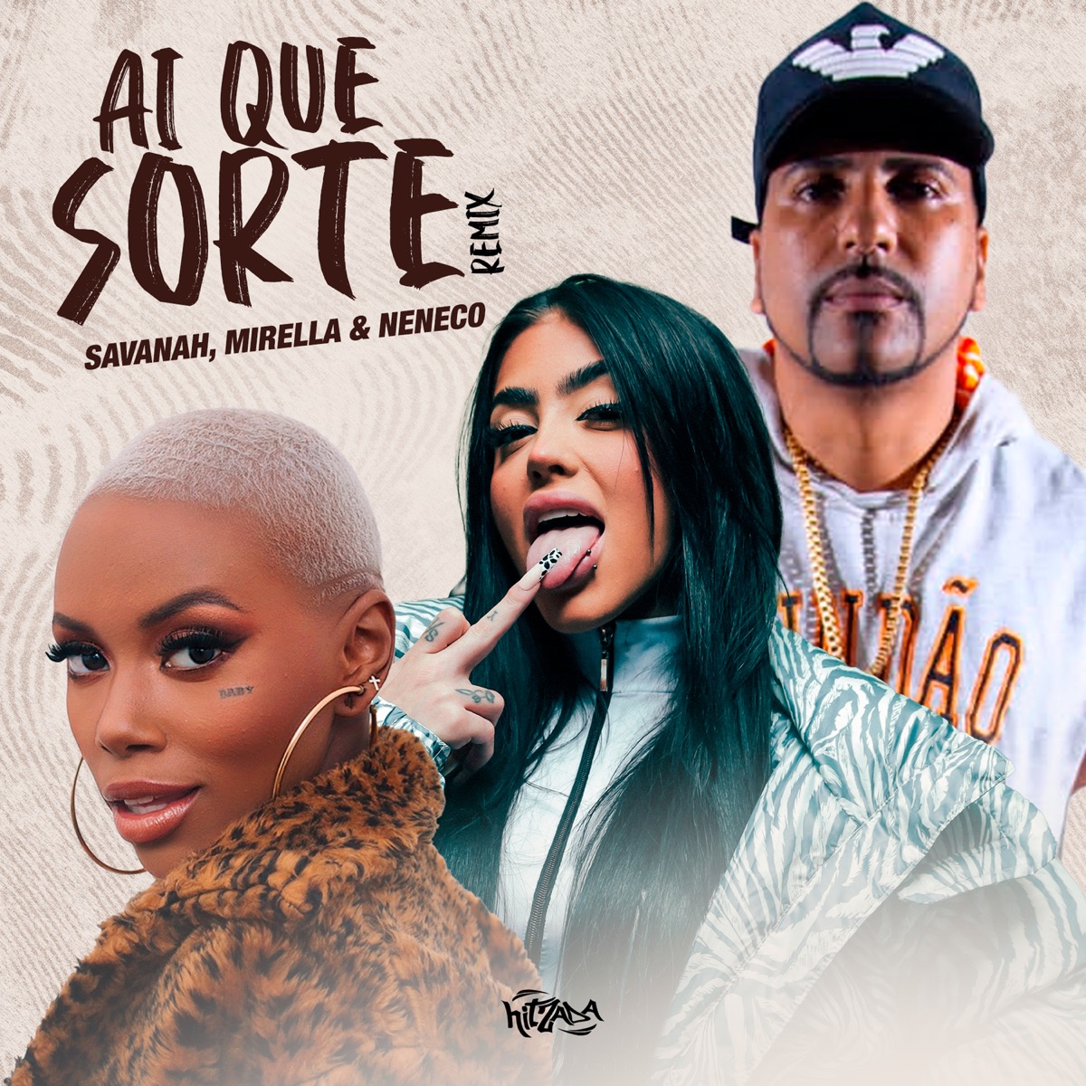 Ai Que Sorte (Remix) - Single by MC Mirella, Savanah & MC Neneco album cover