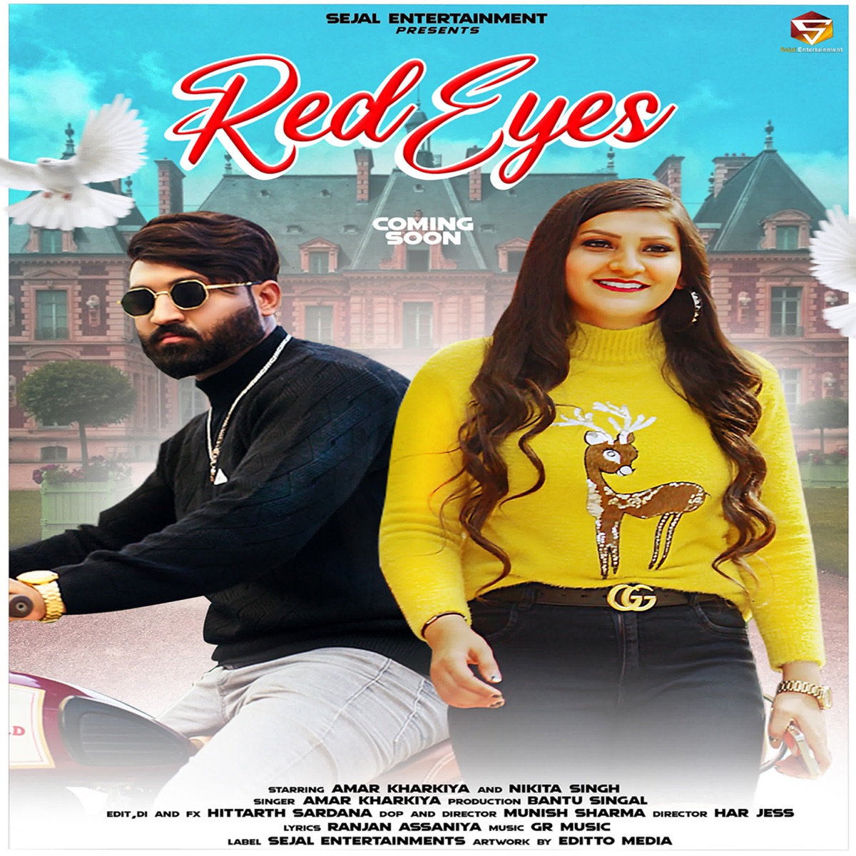 Red Eyes - Single by Amar Kharkiya album cover