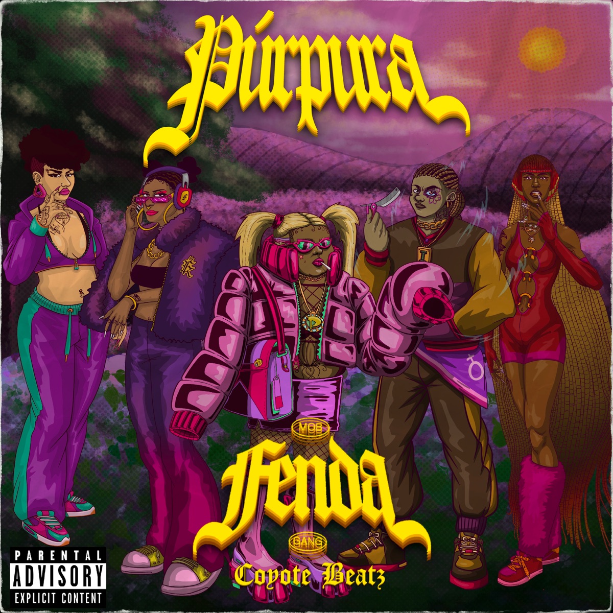 Púrpura - EP by Fenda & Coyote Beatz album cover