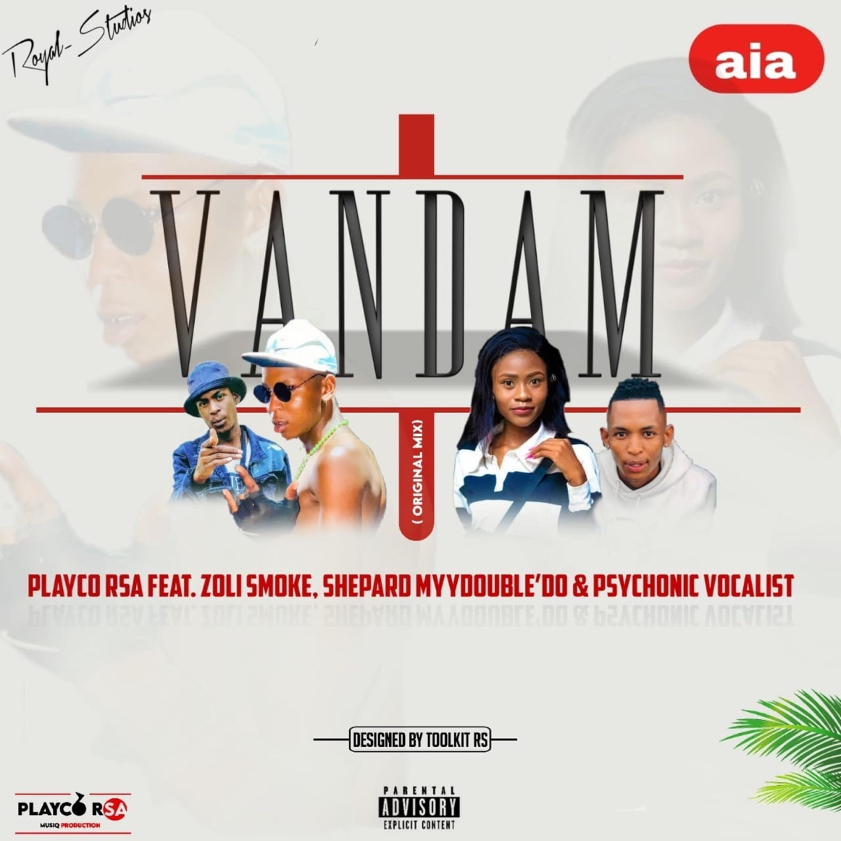 Vandam (feat. Zoli Smoke, ShepardMyyDouble’do & Psychonic Vocalist) - Single by Playco Rsa album cover
