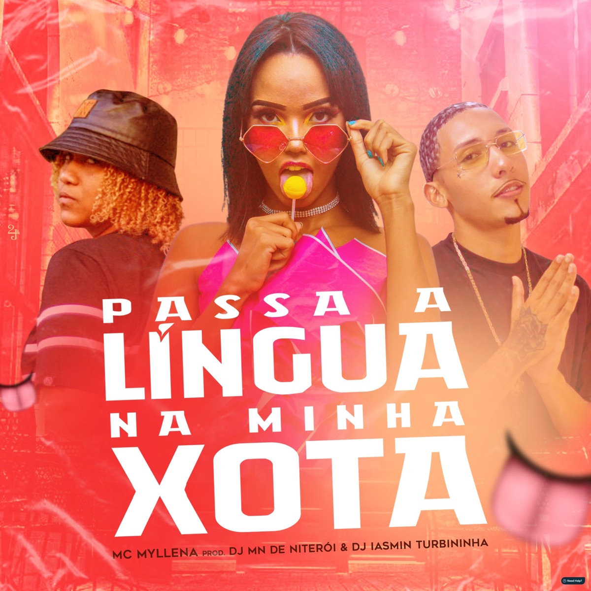 Passa a Língua na Minha Xota - Single by Iasmin Turbininha, Mc Myllena & Dj Mn de Niterói album cover
