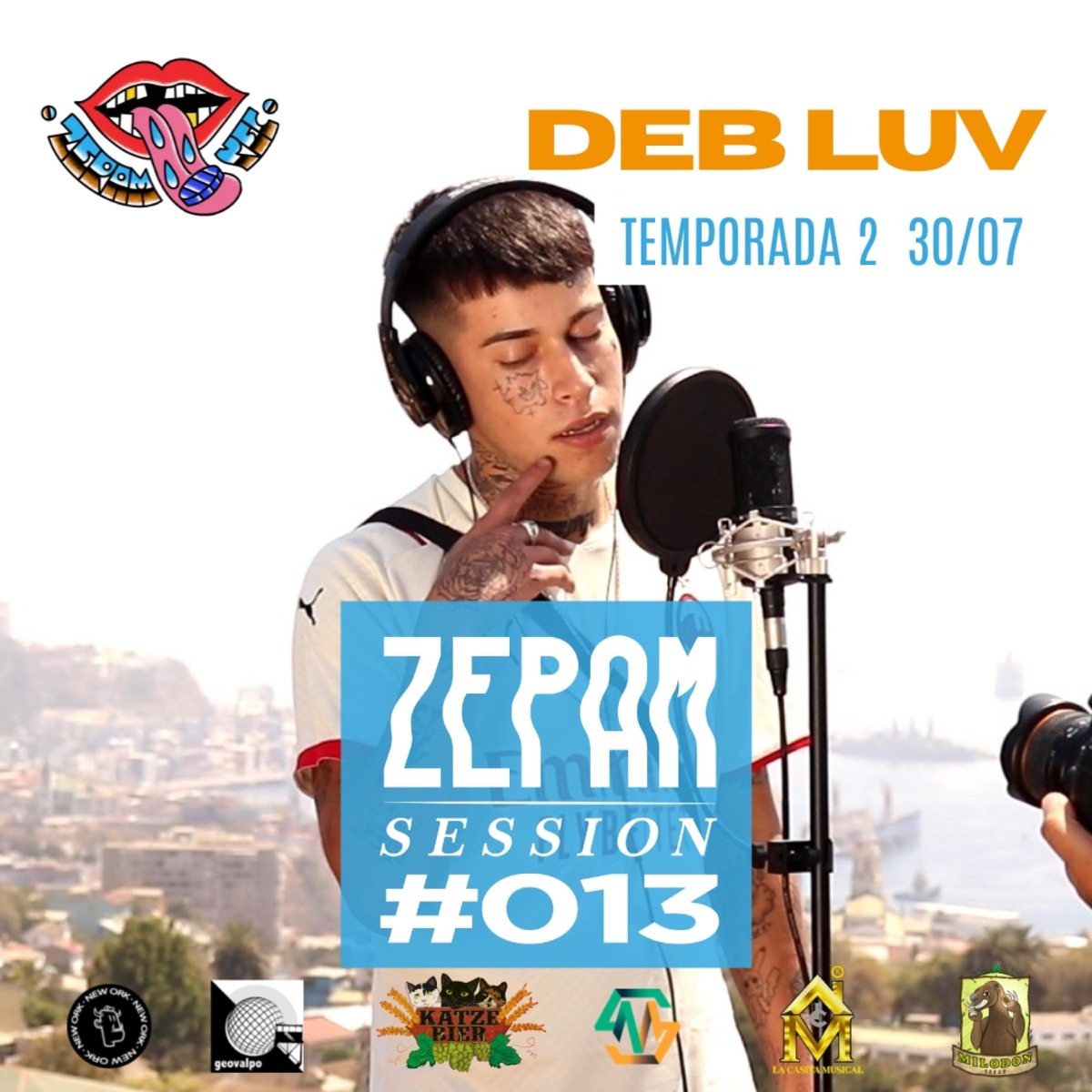 DEB LUV, ZEPAMSESSION #013 (feat. Deb Luv) [En vivo] - Single by Zepam RCRDS album cover
