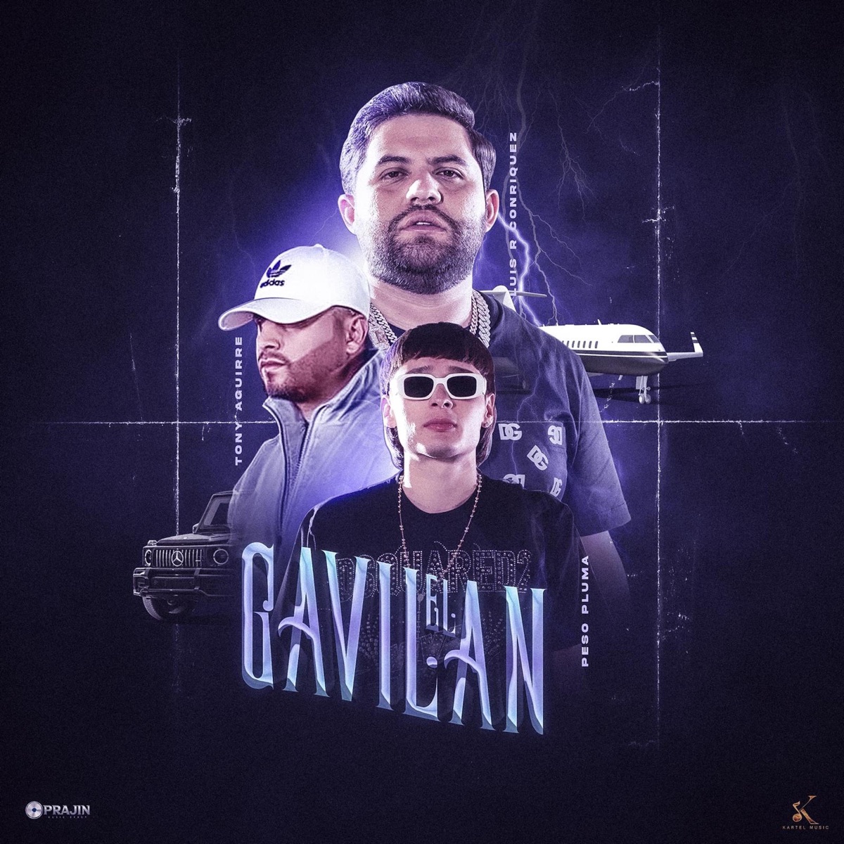 El Gavilán - Single by Luis R Conriquez, Tony Aguirre & Peso Pluma album cover artwork
