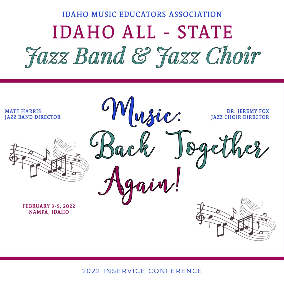 Idaho IMEA 2022 All-State Jazz Band All-State Jazz Choir (Live) by All-State Jazz Choir, Jeremy Fox, All-State Jazz Band & Matt Harris album cover