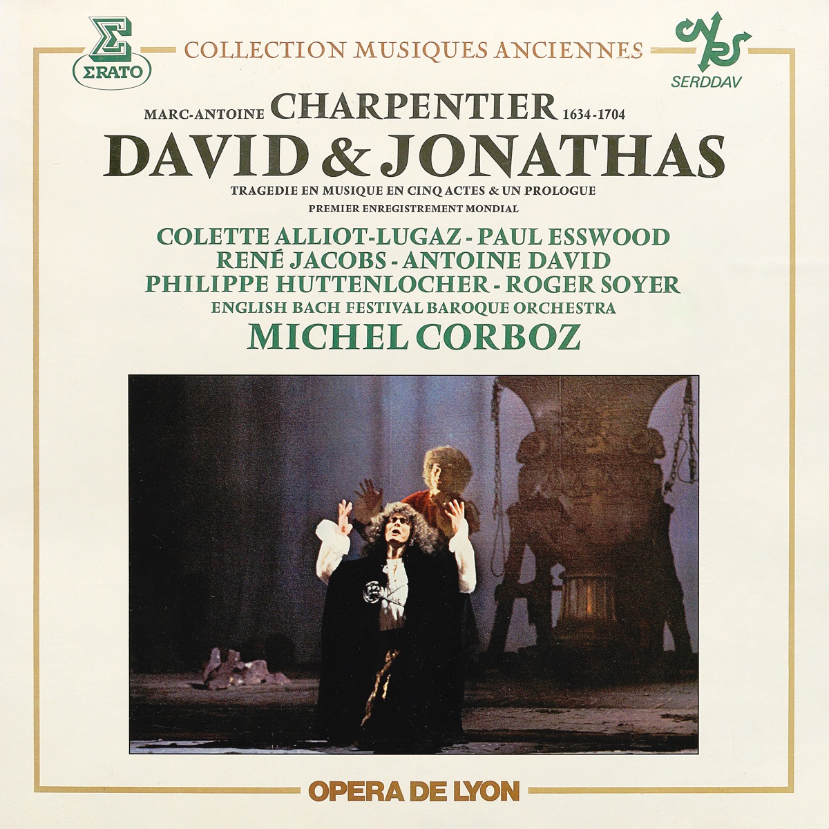 Charpentier: David et Jonathas, H. 490 by Michel Corboz, Paul Esswood, English Bach Festival Baroque Orchestra & Colette Alliot-Lugaz album cover
