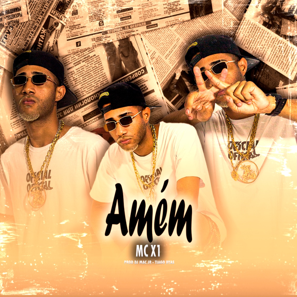 Amém - Single by MC X1 OFICIAL, Dj Mac Jr & Tiago Dyas album cover