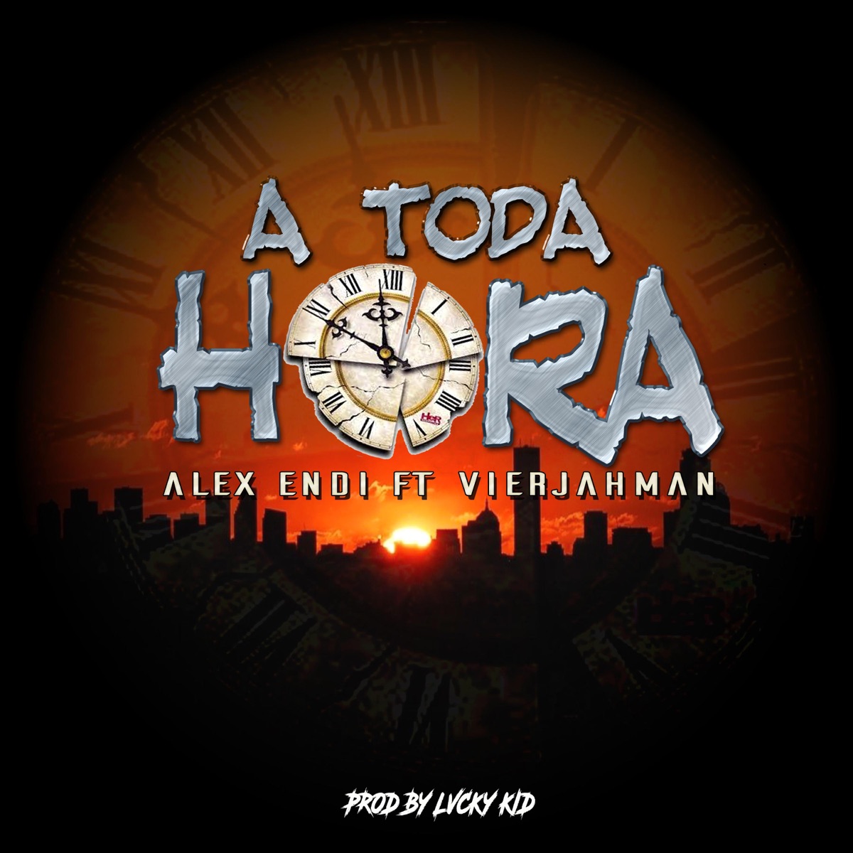 A toda hora (feat. VierjahMan) - Single by Alex Endi album cover