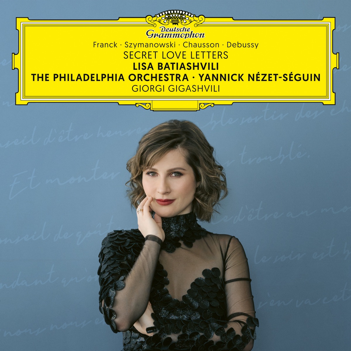 Secret Love Letters by Lisa Batiashvili, The Philadelphia Orchestra, Yannick Nézet-Séguin & Giorgi Gigashvili album cover