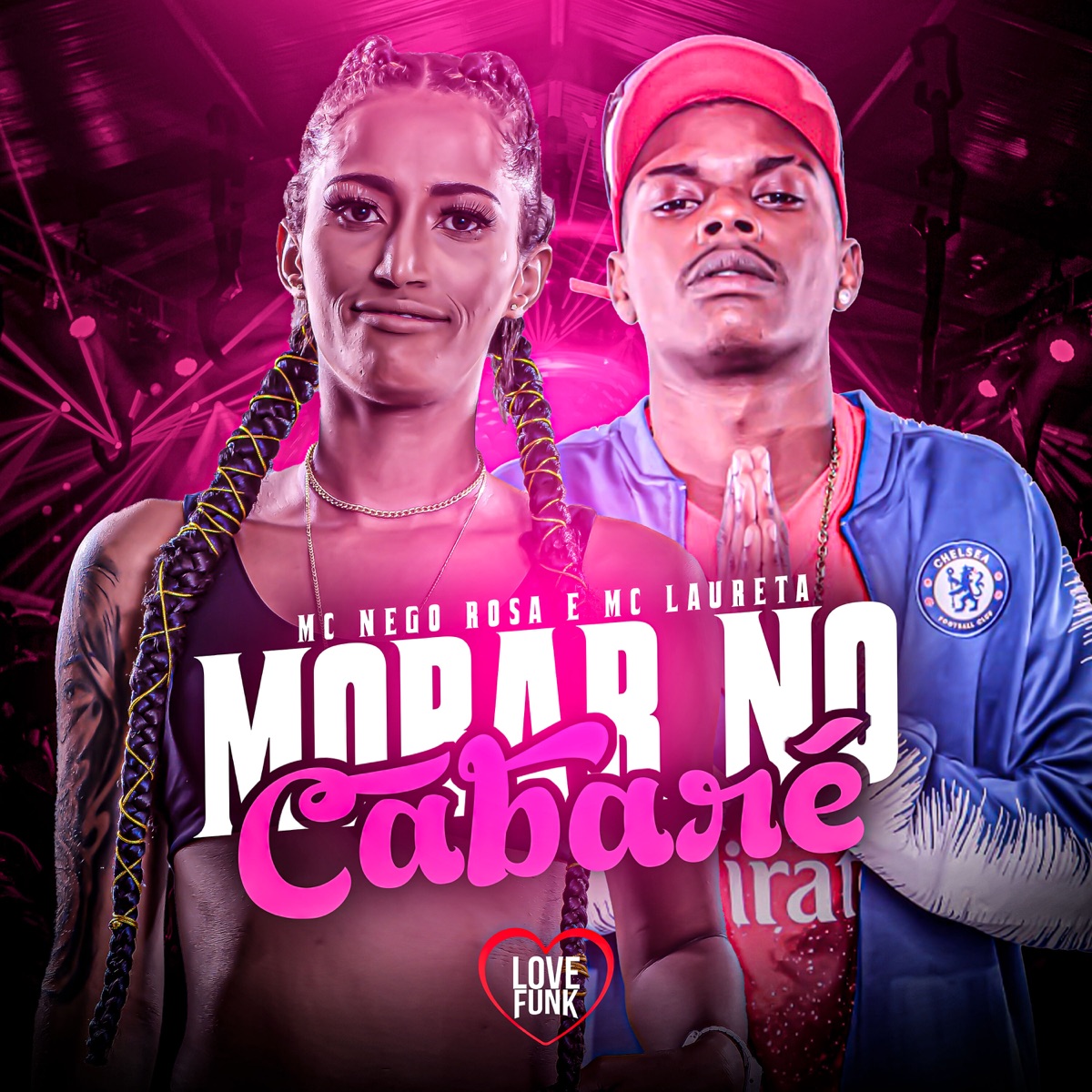 Morar no Cabaré - Single by Mc Laureta & MC Nego Rosa album cover