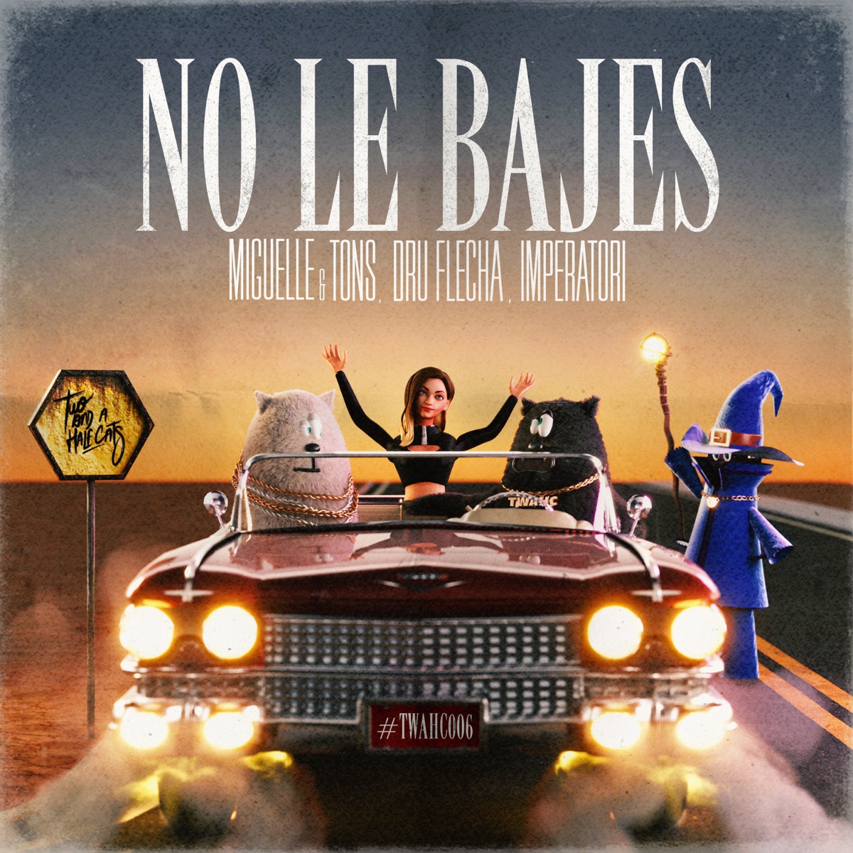 No Le Bajes (feat. Imperatori) - Single by Miguelle & Tons & Dru Flecha album cover