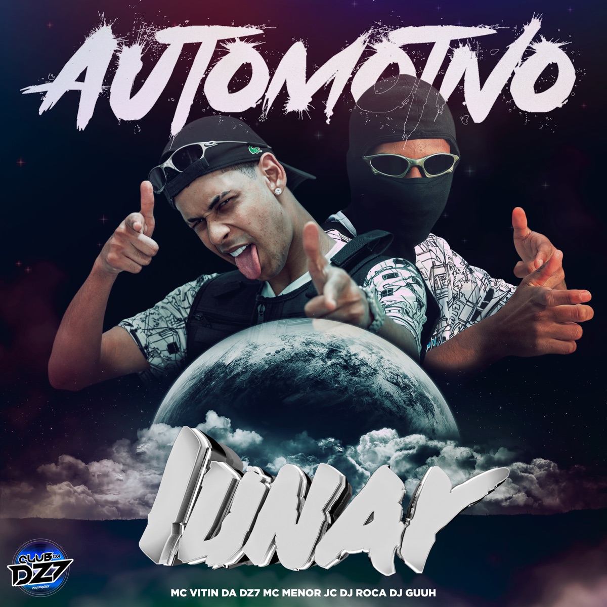 Automotivo Lunar (feat. Dj Guuh) - Single by Mc menor jc, MC VITIN DA DZ7 & Club da DZ7 album cover