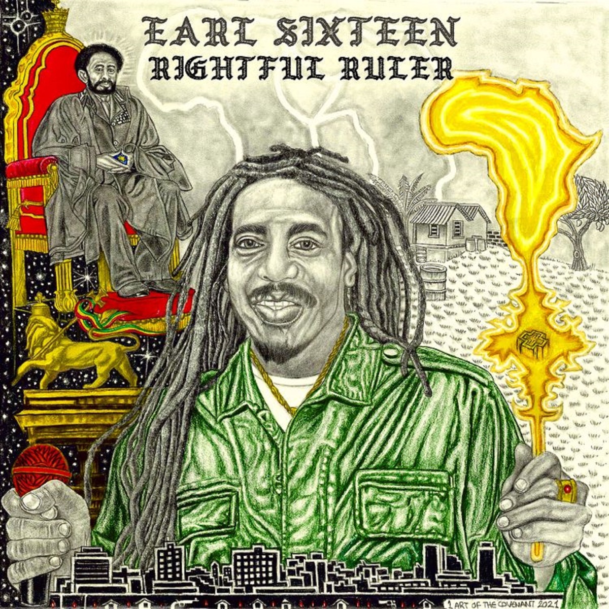 Rightful Ruler by Earl Sixteen album cover