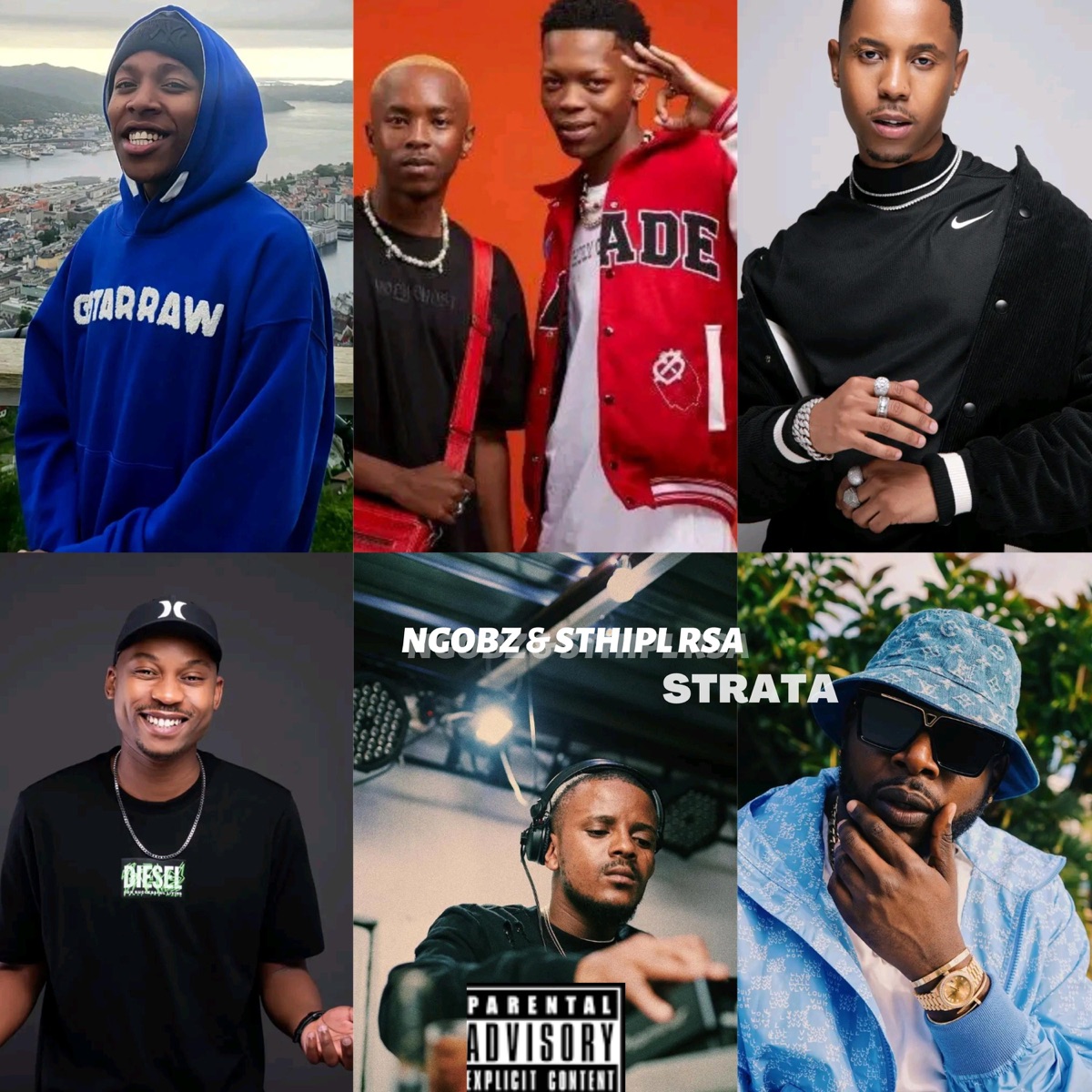 Strata (To Vigro Deep, Mellow & Sleazy, Felo le Tee, Visca, Kabza De Small & Dj Maphorisa) (feat. Sthipla Rsa) - Single by Ngobz album cover