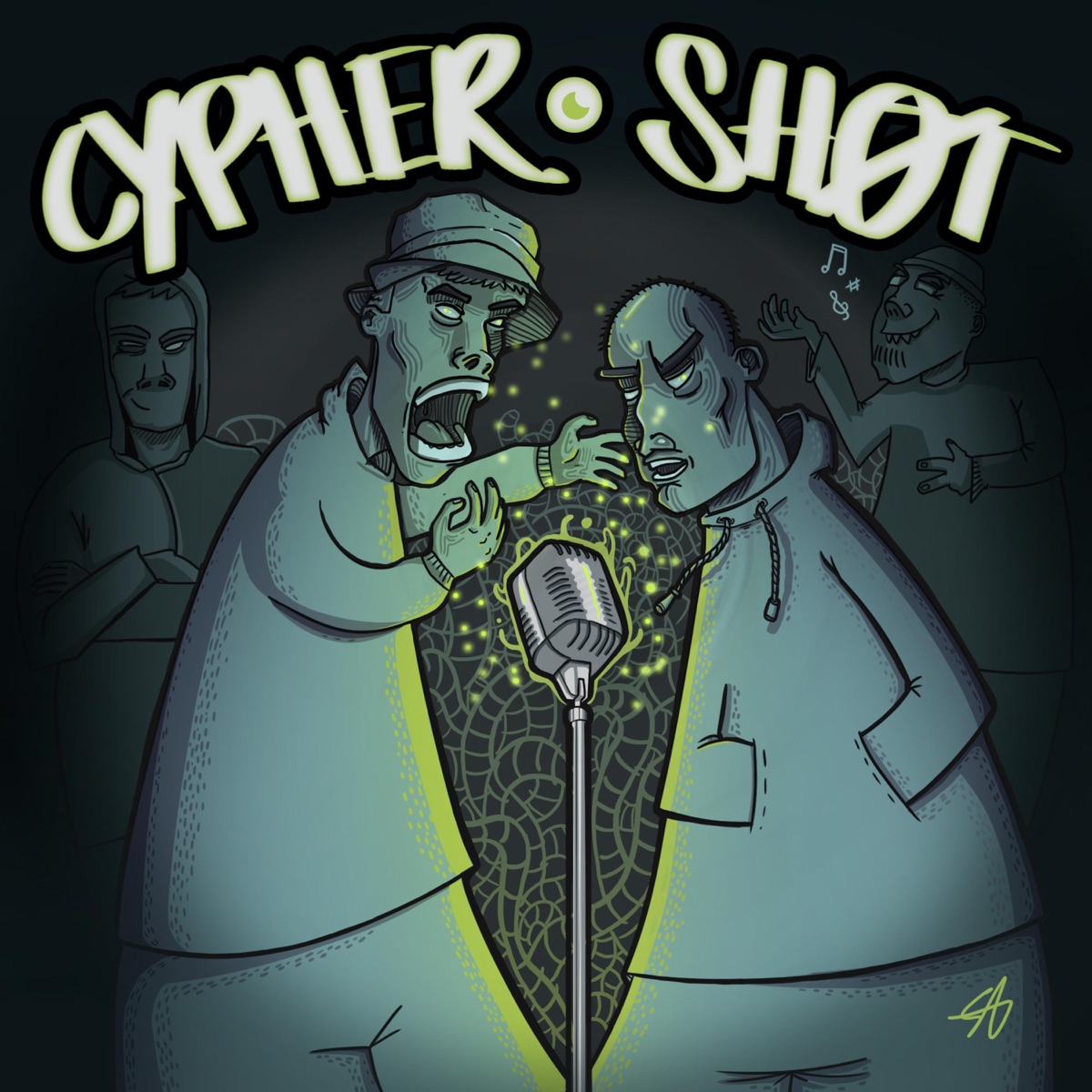 Cypher Shot (feat. Hamst, Kuchcik, Palec Klasycznie, KPSN & DJ HWR) - Single by Mogin MGN album cover