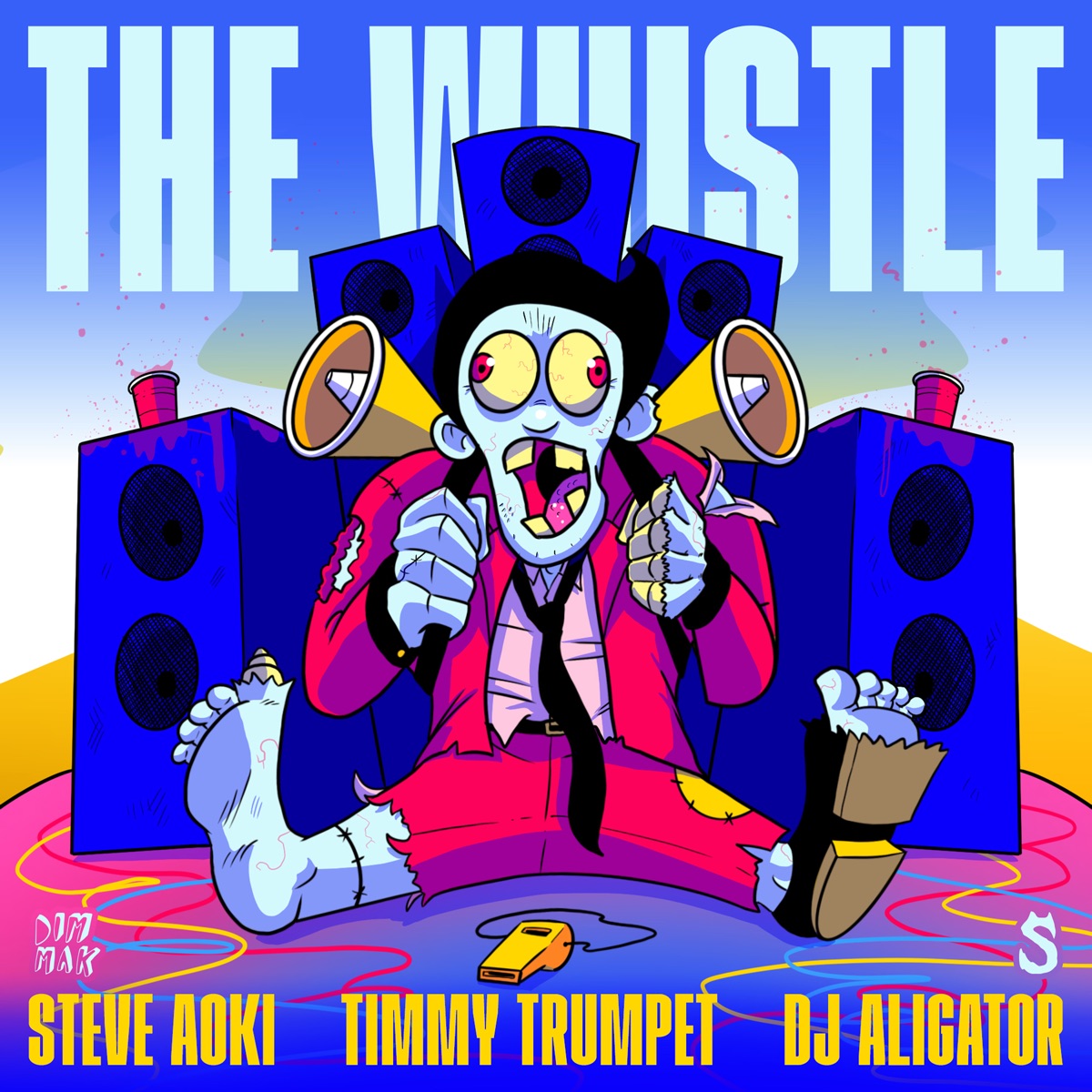 The Whistle - Single by Steve Aoki, Timmy Trumpet & DJ Aligator album cover