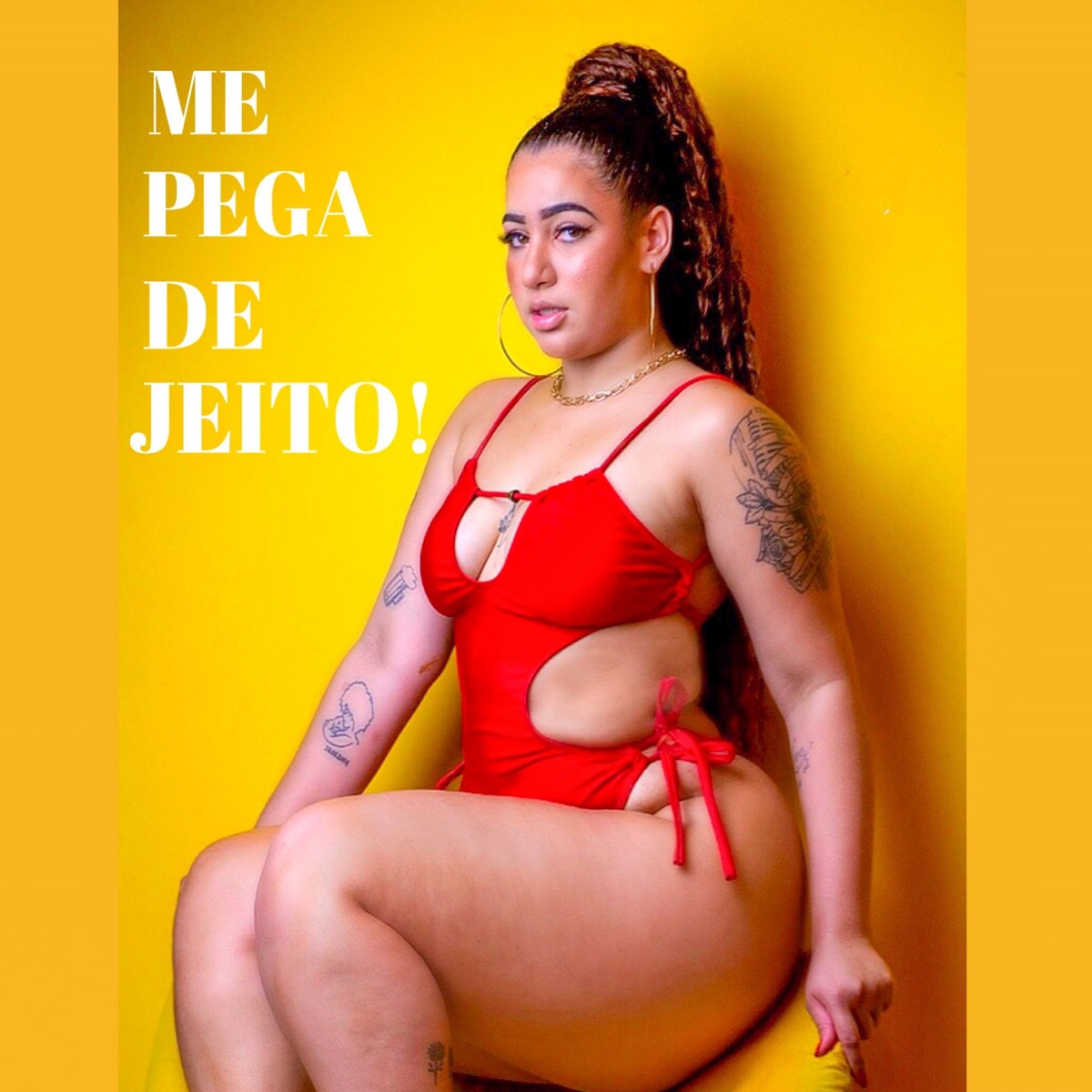 Me Pega de Jeito - Single by Lê J & RM no Beat album cover