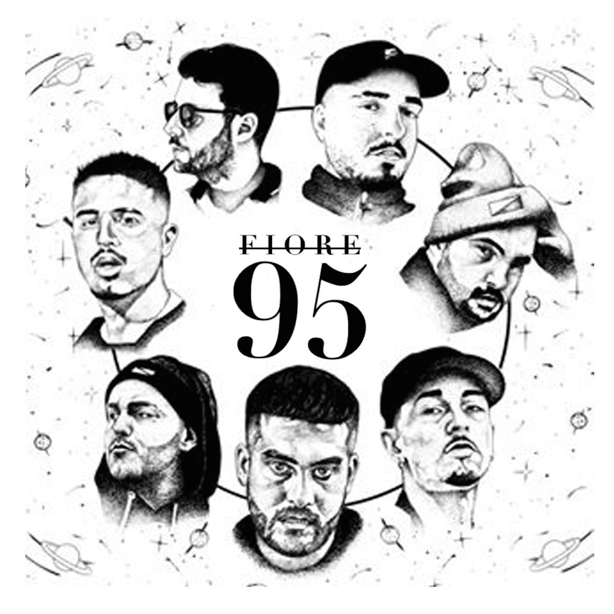 Fiore 95 (feat. Raggio, Carrion GodBle$$ & Easy-S) - Single by Saske, Delaossa & J.Moods album cover