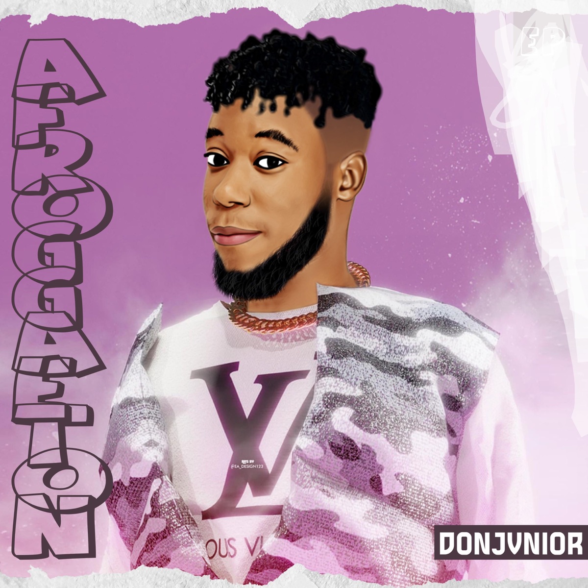 Afroggaeton by DonJvnior NG album cover
