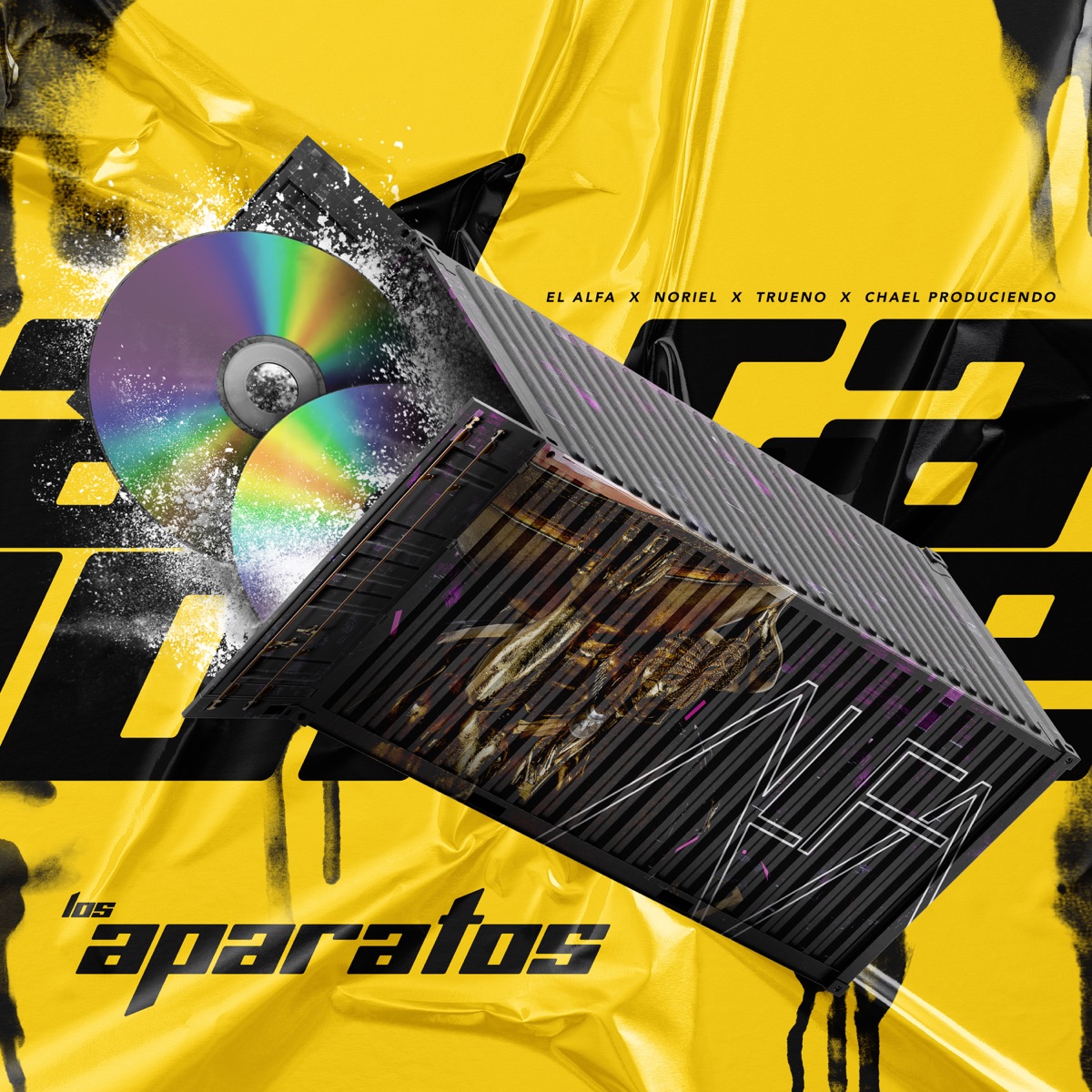 LOS APARATOS - Single by El Alfa, Noriel & Trueno album cover